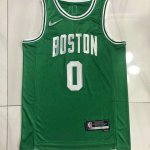 Maillot de Basket #0 Tatum Celtics 75th anniversary authentique Vert